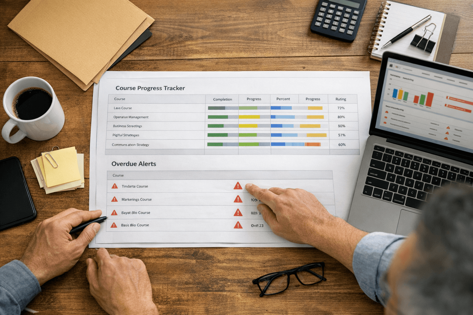 ¿Es posible hacer seguimiento a los cursos sin tener un LMS?