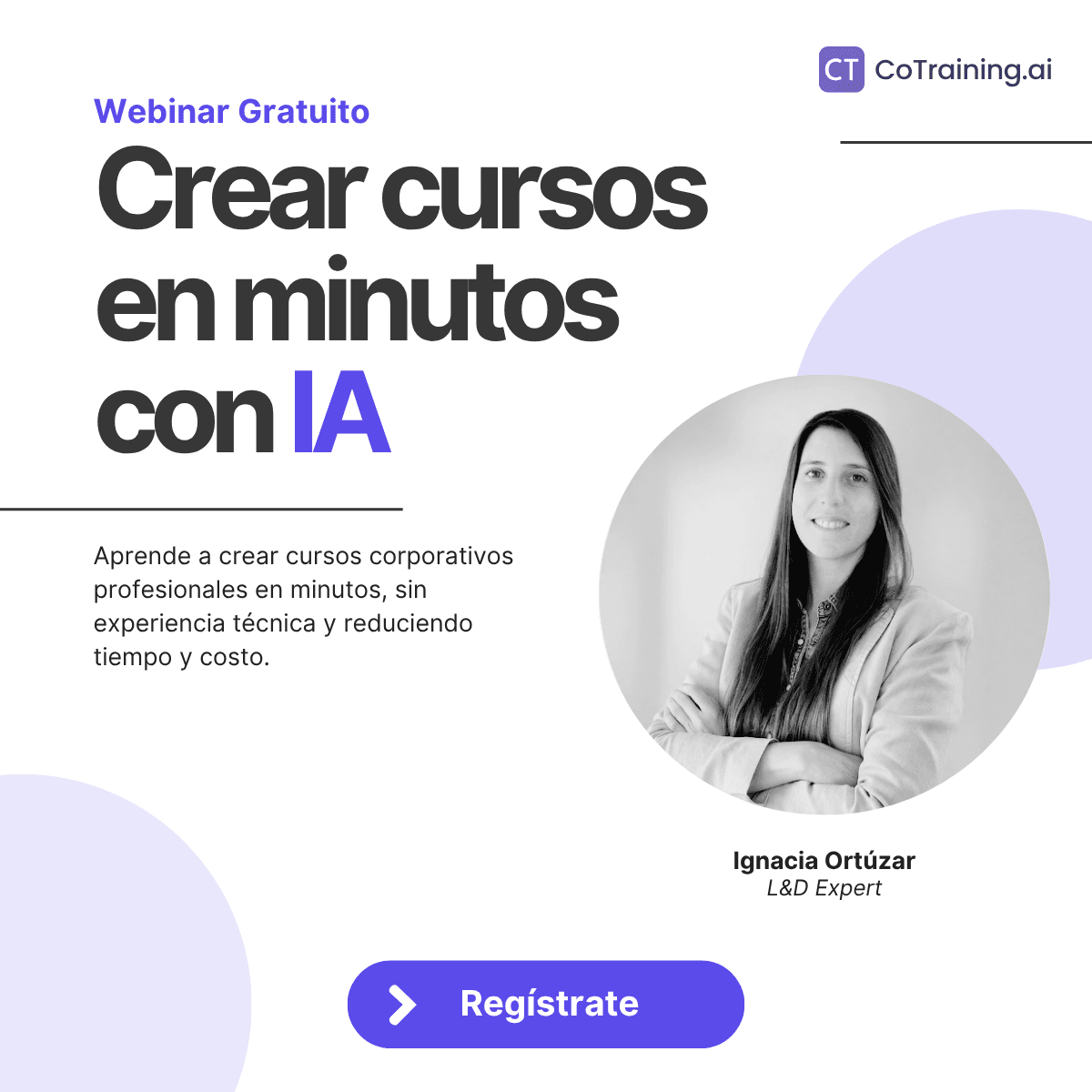 Crea cursos corporativos en minutos con IA